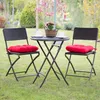 Relaxdays Gartenmöbel Set Bastian, klappbar, 3-teilig, Produktbild-Vorschau 2
