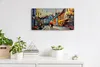 Leinwand Wanduhr Wandkunst Uhr Quarz 60x30 Gemälde Budapest Produktbild-Vorschau 3