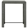 set bar da giardino 5 pezzi con cuscini in poly rattan Anteprima dell’immagine prodotto 10