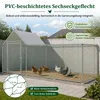 Poulailler métallique de 3x1x1,5 mètres - Toit en PE Voir les images du produit 8