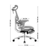 Mark Adler Expert 8.7 Ergonomická kancelárska stolička sivá Náhľad obrázku produktu 2