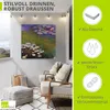 ARTland Wandbild Alu für Innen & Outdoor Seerosen. Größe: Produktbild-Vorschau 2