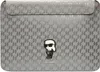 Karl Lagerfeld NFT Saffiano Notebook Sleeve 14" Silver Produktbild-Vorschau 2