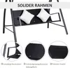 Outsunny Hollywoodschaukel Polyrattan Schaukel Schaukelbank Produktbild-Vorschau 5