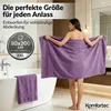 Komfortec 2er Saunatuch Set 80x200 cm aus 100% Baumwolle, Produktbild-Vorschau 2