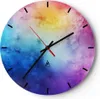 Wanduhr - Rund - Glasuhr - Abstraktion modern - 40x40cm - Produktbild-Vorschau 1