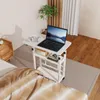 Höhenverstellbar Schreibtische mit Rädern PC Büro 60x40 cm Produktbild-Vorschau 4