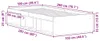 vidaXL Rám postele Sonoma dub 100x200 cm Náhled obrázku produktu 7