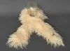 Tibet Lammfell Boa Schal JAY08 Vanille 10x140cm Produktbild-Vorschau 1