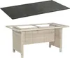 Sonnenpartner Gartentisch Base 160x90 cm Polyrattan Produktbild-Vorschau 2