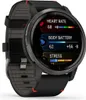 A close-up view of a Garmin Venu 2 smartwatch displaying health metrics on its screen. Produktbild-Vorschau
