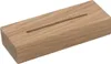 HMF 46942 Tischaufsteller mit Holzfuß Din A5 Acryl, Produktbild-Vorschau 2