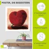 ARTland Poster Weiches Herz Größe: 30x30 cm Produktbild-Vorschau 2