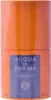 A product shot of an orange cylindrical bottle with a blue label. Produktbild-Vorschau