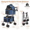 COSTWAY 3 w 1 składany wózek dla psów, buggy dla psów 2 Podgląd zdjęcia produktu 3