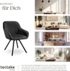 tectake® Drehbarer Armlehnstuhl Snug gepolstert, in Produktbild-Vorschau 6