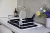 WENKO Abtropfgestell Alu Schwarz Silber Tropfschale Produktbild-Vorschau 7