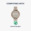 kwmobile Echtleder Uhrenarmband für Garmin Lily Sport Produktbild-Vorschau 2