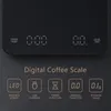 A close-up view of a digital coffee scale's display and feature icons. Náhled obrázku produktu
