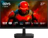 A gaming monitor displaying a futuristic warrior character. Produktbild-Vorschau