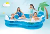 Aufblasbarer Gartenpool mit Sitzplätzen 229x229cm Intex Produktbild-Vorschau 2