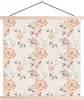 MuchoWow® Textilposter Rosen - Gold - Muster 120x120 cm mit Produktbild-Vorschau 1