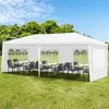 COSTWAY 3x6m Gartenpavillon Partyzelt mit 4 abnehmbaren Produktbild-Vorschau 7
