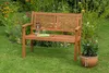 Merxx Gartenbank Cordoba 2-sitzig - Eukalyptus Produktbild-Vorschau 2