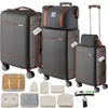 tectake® Reisekofferset Madison 13-teilig, Hartschalen aus Produktbild-Vorschau 1