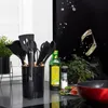 Sada kuchyňského náčiní, silikon a bambus, černá, 12 kusů, Náhled obrázku produktu 6