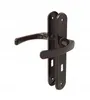 ADGO® Poignée de porte 60 mm Clé marron Gauche droite Jeu Voir les images du produit 2