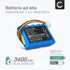 CELLONIC 1x Batteria per Giardino Compatibile con Gardena Anteprima dell’immagine prodotto 2