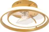 DeckenventilaTor Gold 46,5 cm inkl  LED mit Fernbedienung Produktbild-Vorschau 1