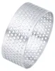Edelstahl Tortenring 7cm Runder KuchenformPerforierte fš¹r Produktbild-Vorschau 2
