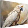 Leinwandbild AI-Papageien gemalt 100x70 Feeby Beige bild Produktbild-Vorschau 1