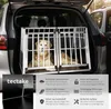 Hundetransportbox doppel mit schräger Rückwand mit Produktbild-Vorschau 2