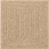 vidaXL Koberec ZIZUR 120x120 cm juta-look interiér a Náhľad obrázku produktu 4