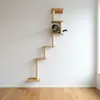 215 cm nástěnné škrabadlo se 6 plošinami pro kočky - Náhled obrázku produktu 6