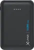 A black power bank with a textured surface and white LED indicators. Produktbild-Vorschau