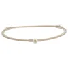 A beige circular ring with three white circular attachments is shown against a white background. Produktbild-Vorschau
