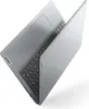 A close-up, angled view of an open silver Lenovo laptop. Produktbild-Vorschau
