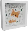 Babyfuchs Rahmen Spardose aus Holz mit Spruch Sparfuchs Produktbild-Vorschau 1