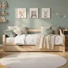 Holzbett 90x200 cm mit 2 Matratzen Tagesbett Ausziehbett Náhled obrázku produktu 8