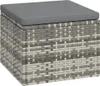 vidaXL 3-dielna záhradná obývacia súprava s vankúšmi Grey Náhľad obrázku produktu 4