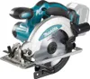A cordless circular saw with a battery pack attached, shown against a white background. Produktbild-Vorschau