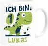 Kindertasse Dinosaurier T-Rex Dino Baby 1. 2. Geburtstag Produktbild-Vorschau 1