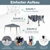 COSTWAY Altana typu pop-up 3x3 m, altana składana z Podgląd zdjęcia produktu 6