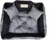 A top-down view of a dog bed with two pillows. Voir les images du produit