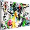 Leinwandbild Skulptur Pop-Art 90x60 Feeby Bunt bild für die Produktbild-Vorschau 1