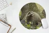 MuchoWow® Mauspad Mousepad Waschbär - Wasser - Wald 30x30 Produktbild-Vorschau 5